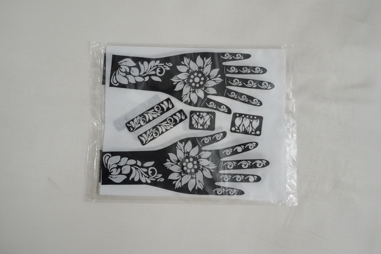 Ladies mehndi sticker