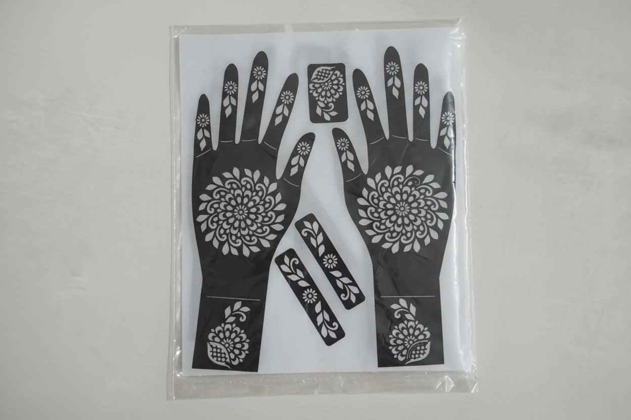 Ladies mehndi sticker