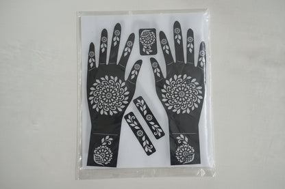 Ladies mehndi sticker