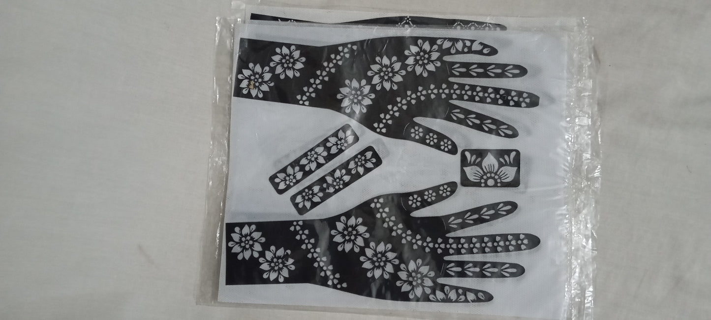 Ladies mehndi sticker